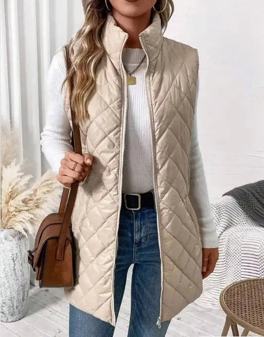 Thin Quilted Vest Miss Sparkling
