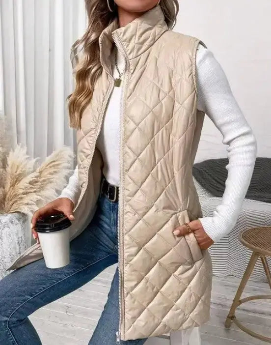 Thin Quilted Vest Miss Sparkling