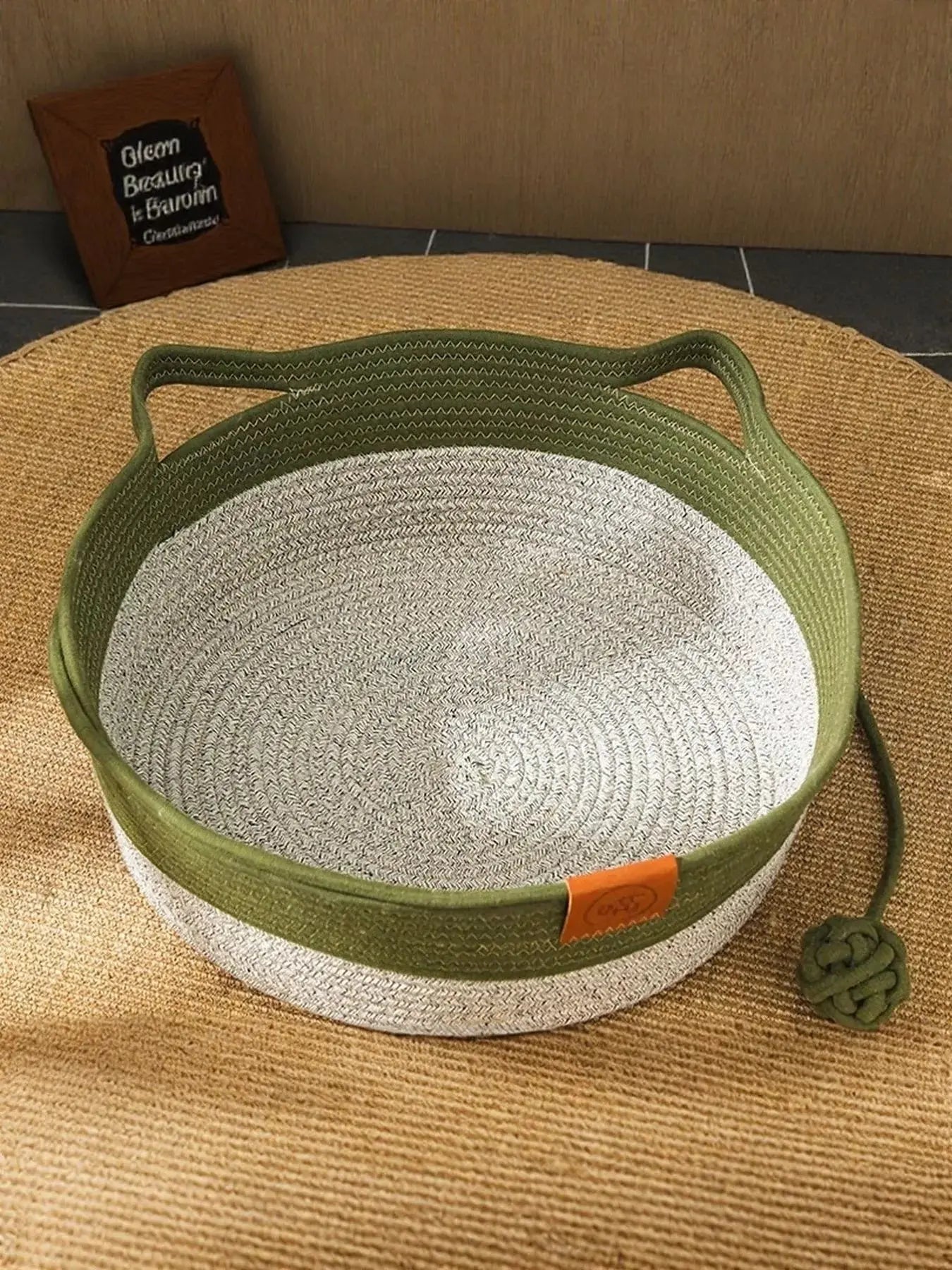 Woven Rattan Scratch-Resistant Cat Nest Simply Love