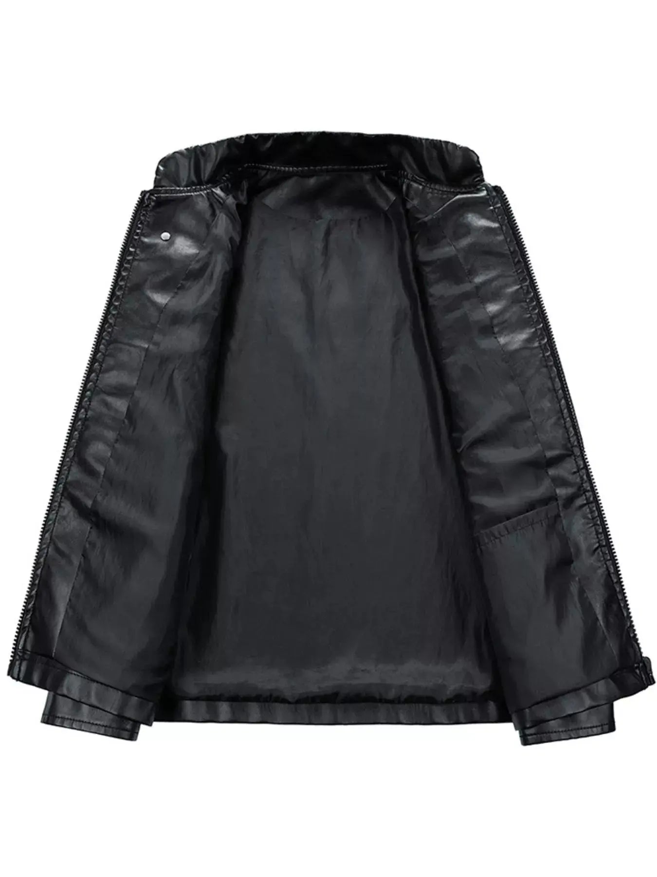 Men's Plus Size Motor Racing Leather Jacket Simply Love