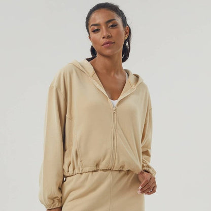 Well-in Vogue FlexEdge Zipper-Hem Hoodie