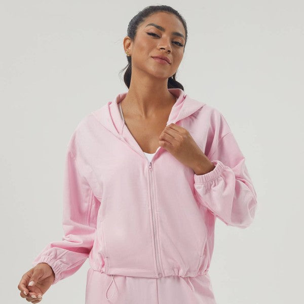 Well-in Vogue FlexEdge Zipper-Hem Hoodie Coco’s Tee Boutique