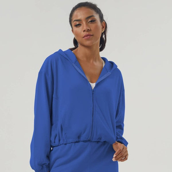 Well-in Vogue FlexEdge Zipper-Hem Hoodie Coco’s Tee Boutique