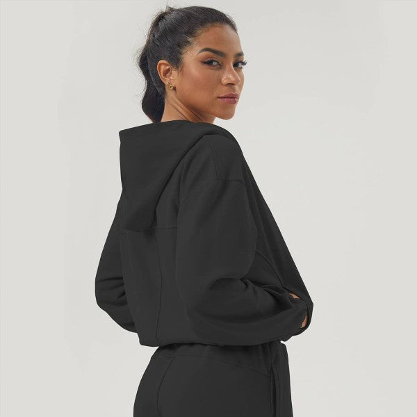 Well-in Vogue FlexEdge Zipper-Hem Hoodie Coco’s Tee Boutique