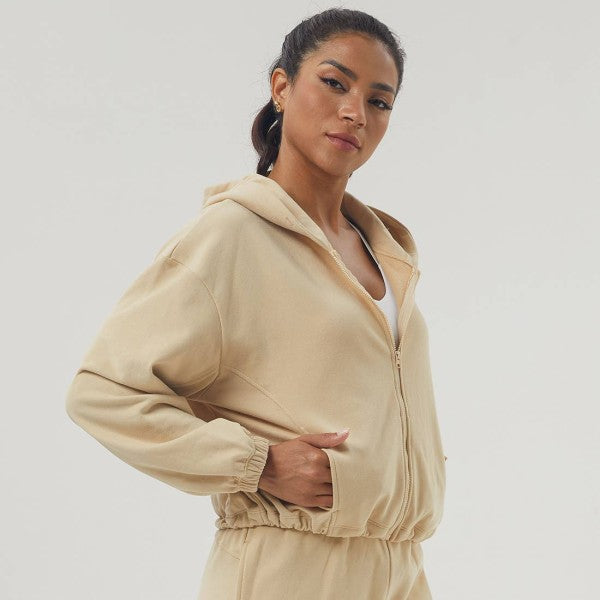 Well-in Vogue FlexEdge Zipper-Hem Hoodie Coco’s Tee Boutique