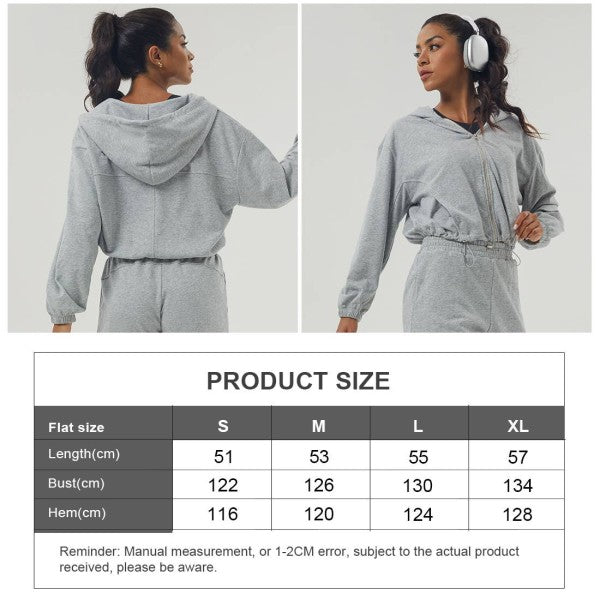 Well-in Vogue FlexEdge Zipper-Hem Hoodie Coco’s Tee Boutique