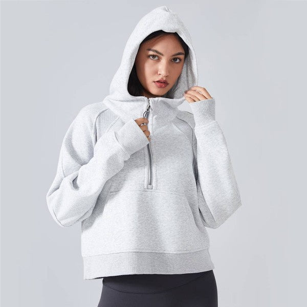 Well-in Vogue CozyForm Half-Zip Hoodie Coco’s Tee Boutique