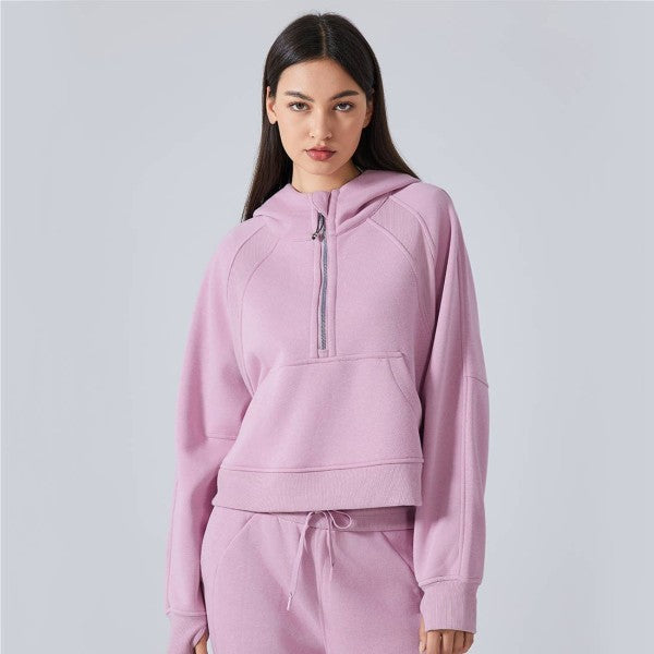 Well-in Vogue CozyForm Half-Zip Hoodie Coco’s Tee Boutique