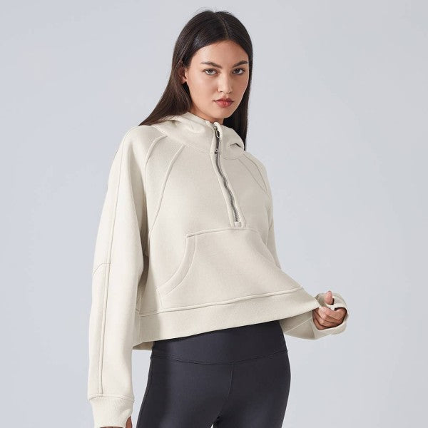 Well-in Vogue CozyForm Half-Zip Hoodie Coco’s Tee Boutique