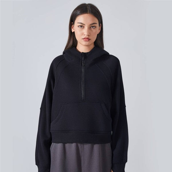 Well-in Vogue CozyForm Half-Zip Hoodie Coco’s Tee Boutique
