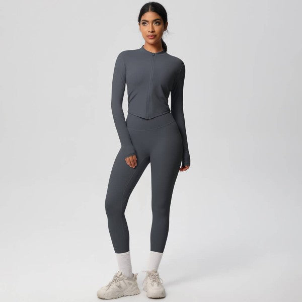 Well-in Vogue Velocity Zip Jacket Set Coco’s Tee Boutique