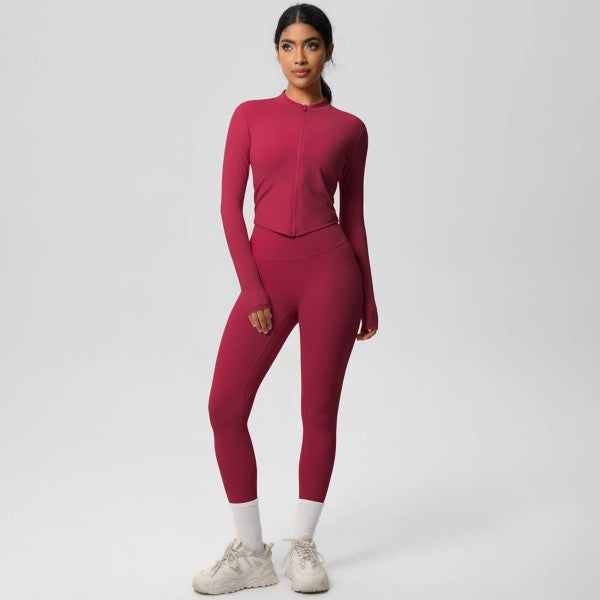 Well-in Vogue Velocity Zip Jacket Set Coco’s Tee Boutique