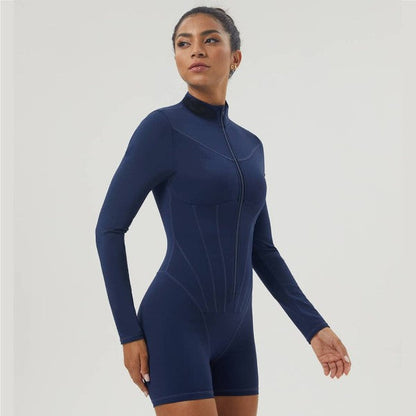 Well-in Vogue Elevate Half-Zip Long Sleeve Jumpsui