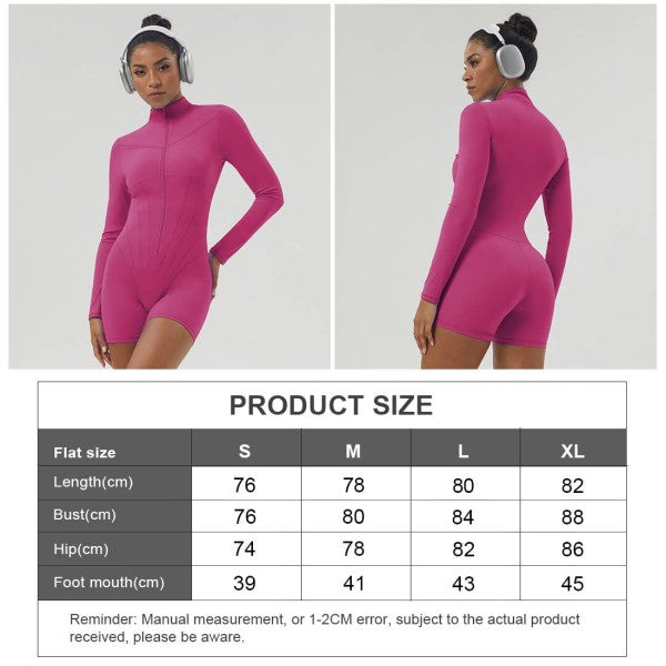 Well-in Vogue Elevate Half-Zip Long Sleeve Jumpsui