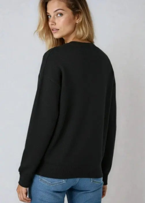 Love Club Heart Knit Sweater Miss Sparkling