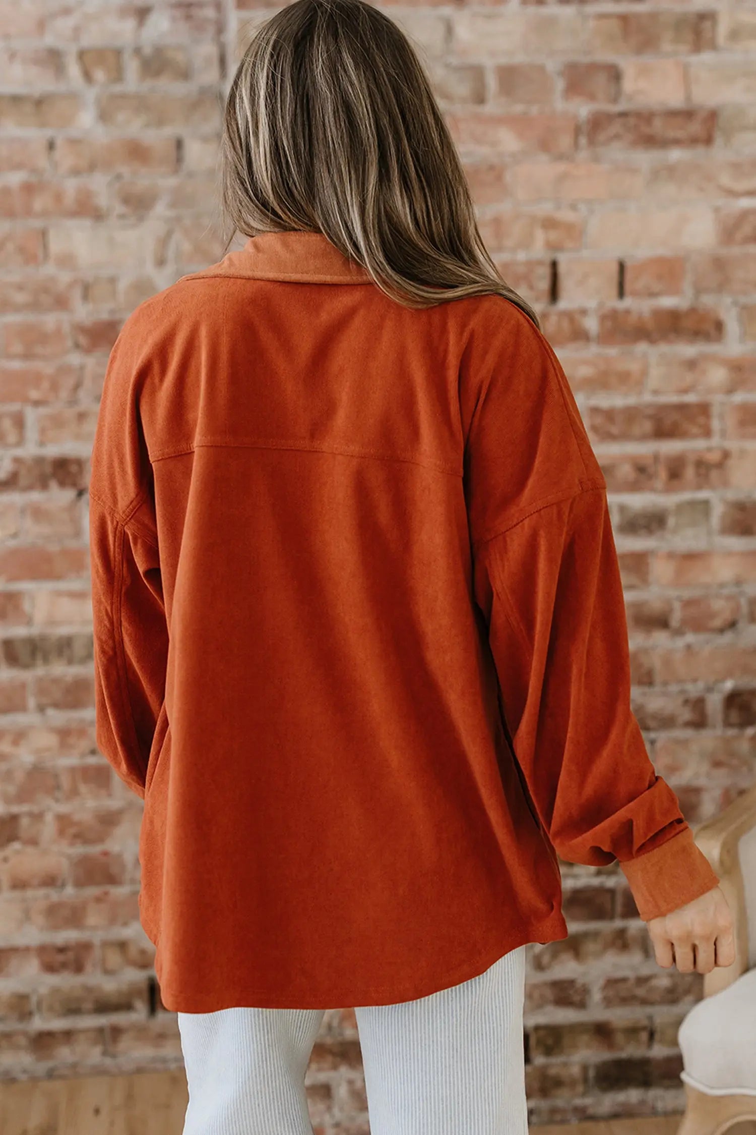 Dear-Lover Gold Velvet Shacket Women's Casual Flap Pockets Versatile Fall Layering Dear-Lover Dropshipping