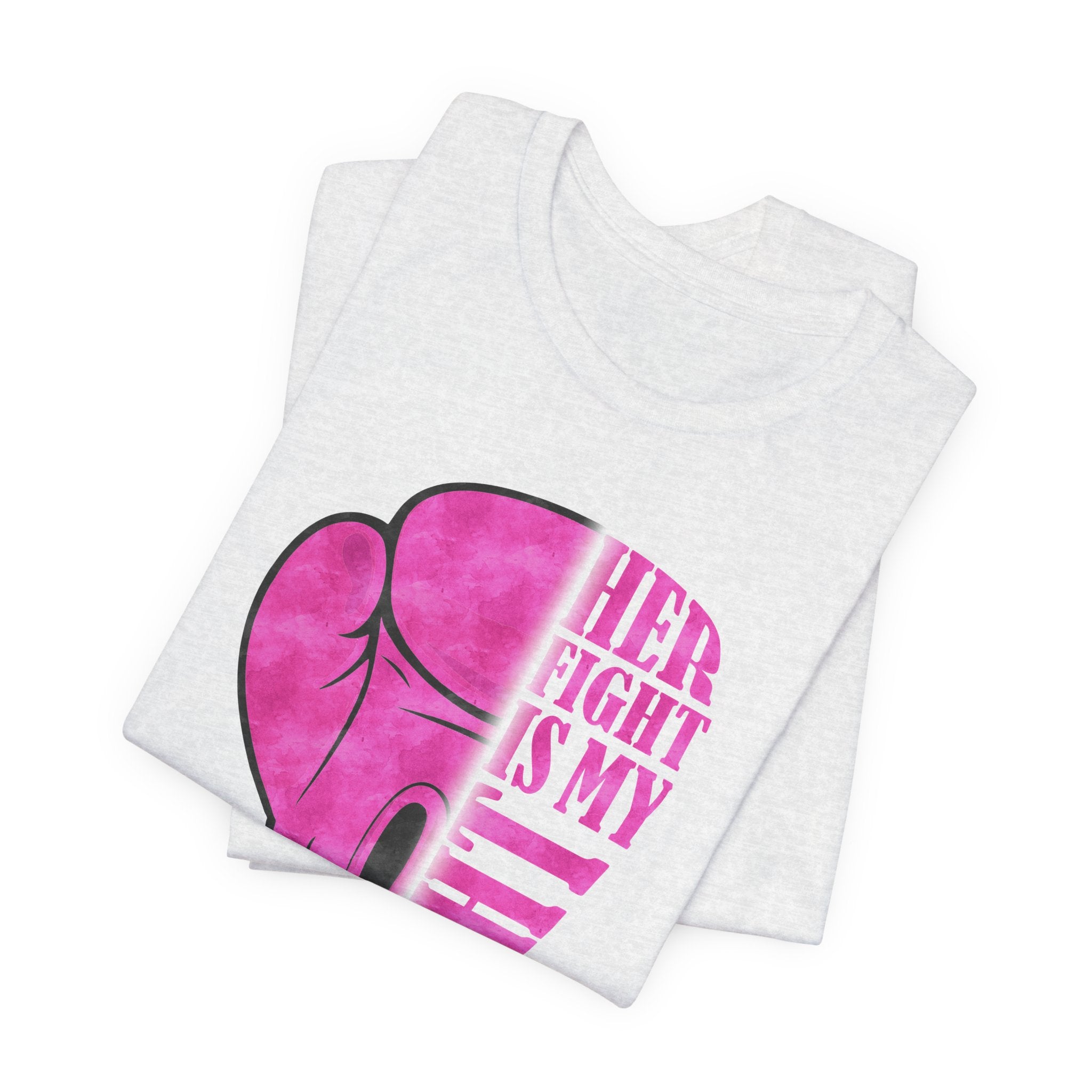 Empowering Fight Tee Unisex Jersey Short Sleeve Tee Cancer Awareness Shirt Inspirational Gift Womens Rights Tee Coco’s Tee Boutique