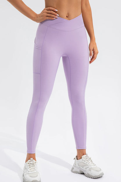 High Waist Active Leggings with Pockets.