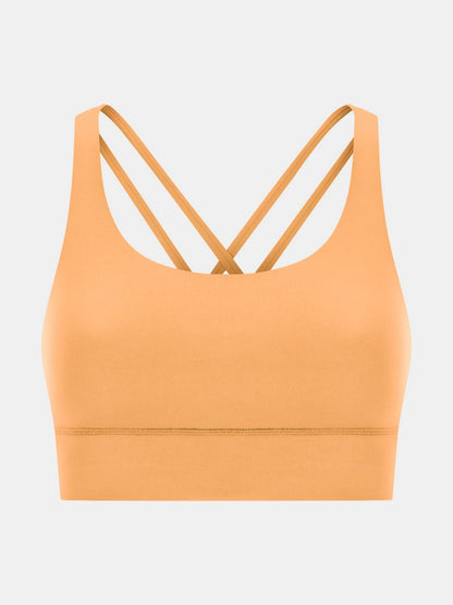 Crisscross Scoop Neck Active Tank.