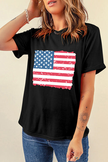 US Flag Round Neck Short Sleeve T-ShirtUS Flag Round Neck Short Sleeve T-Shirt

Embrace your patriotic spirit with the US Flag Round Neck Short Sleeve T-Shirt. This stylish yet comfortable tee is perfect Love Salve Flag Round Neck Short SleeveT-Shirts