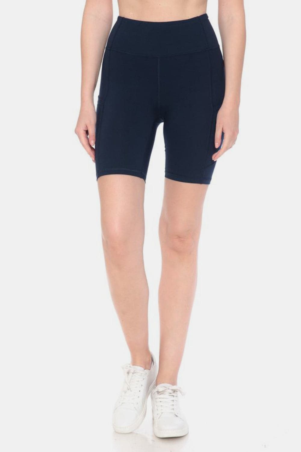 Leggings Depot Full Size High Waist Active Shorts.