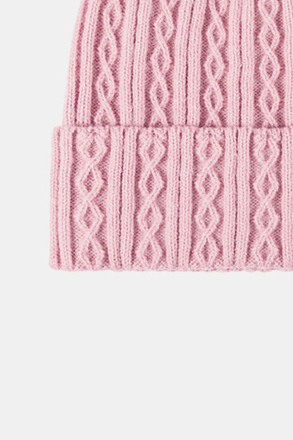 Mixed Knit Cuff Beanie.