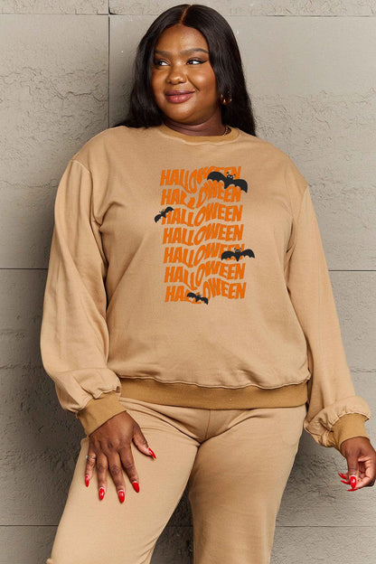 Simply Love Full Size HALLOWEEN Graphic Sweatshirt.