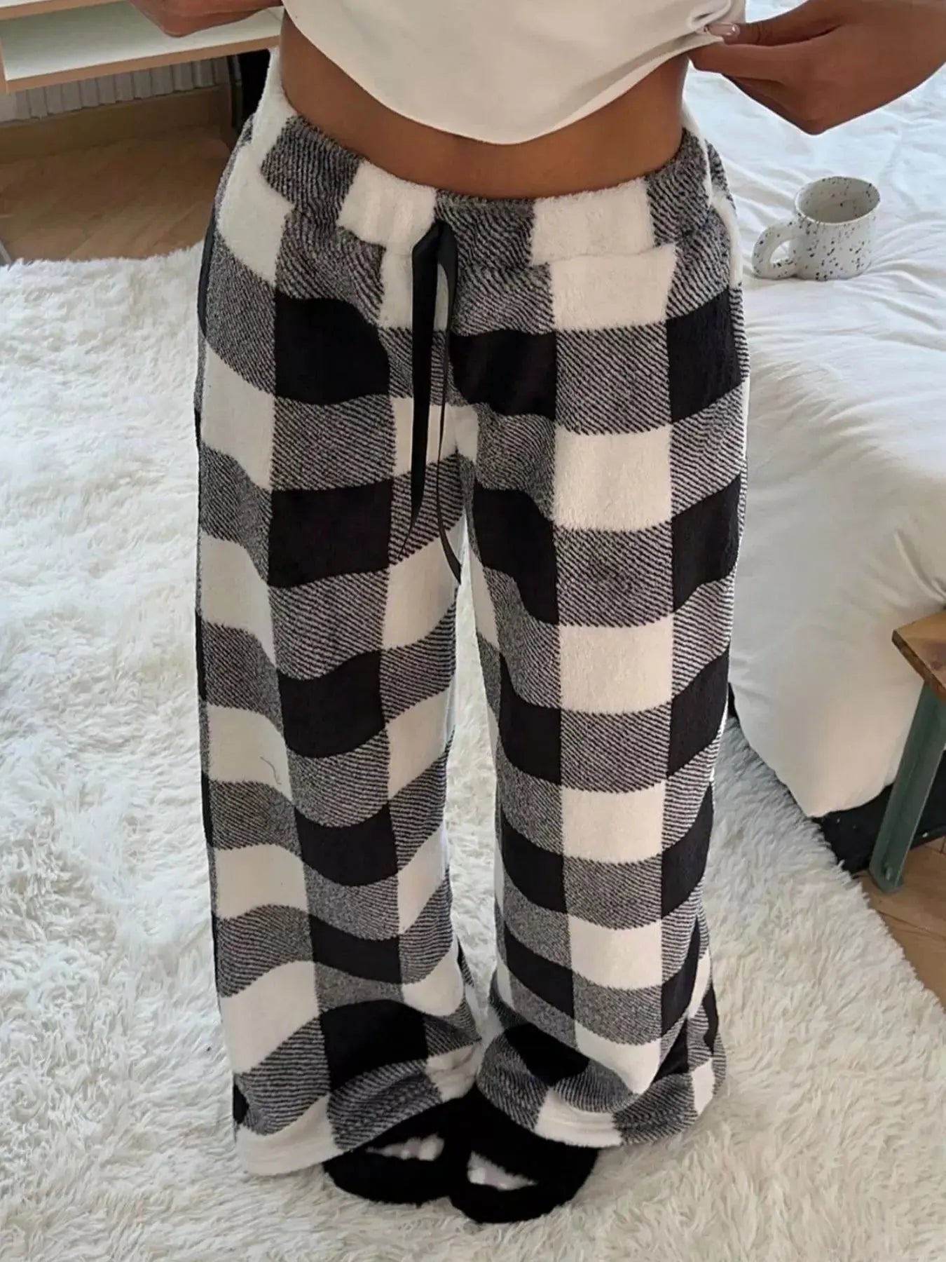 Drawstring Wide Leg Pants Simply Love