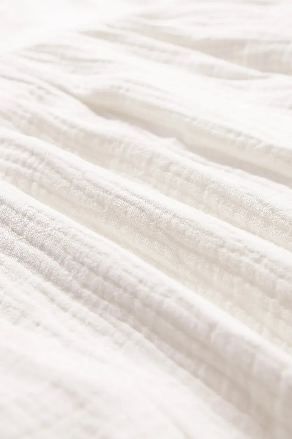 Simply Love: Textured Frayed Blouse