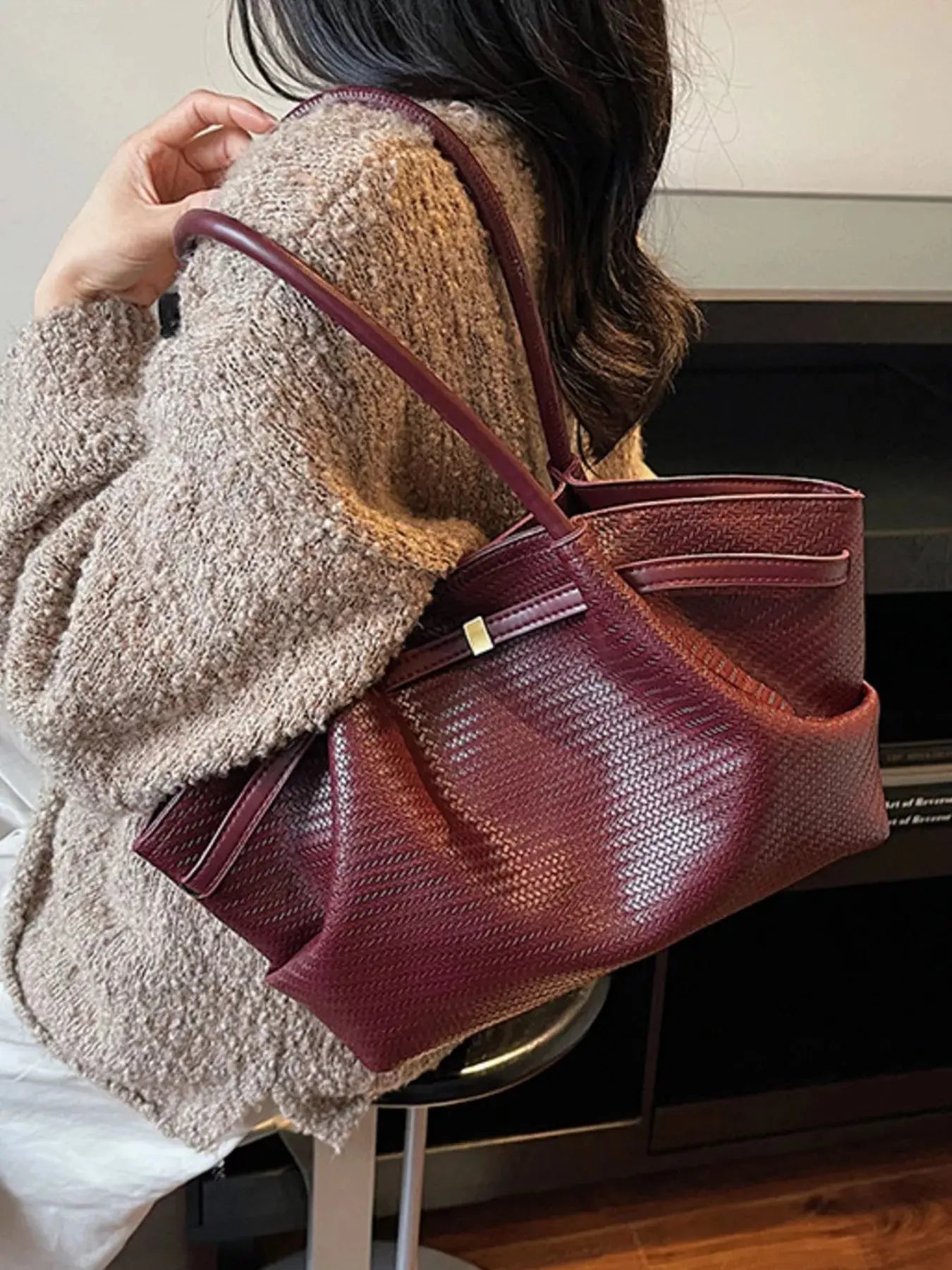 Texture Tote Bag Simply Love
