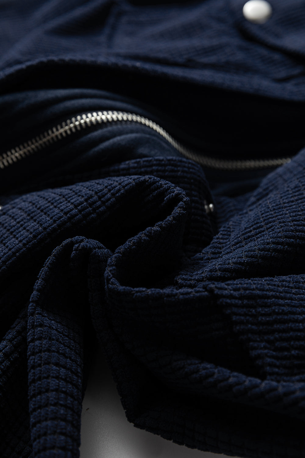 Dear-Lover Blue Knit Jacket Unisex Outdoor All Weather Outerwear Warm & Hooded Dear-Lover Dropshipping