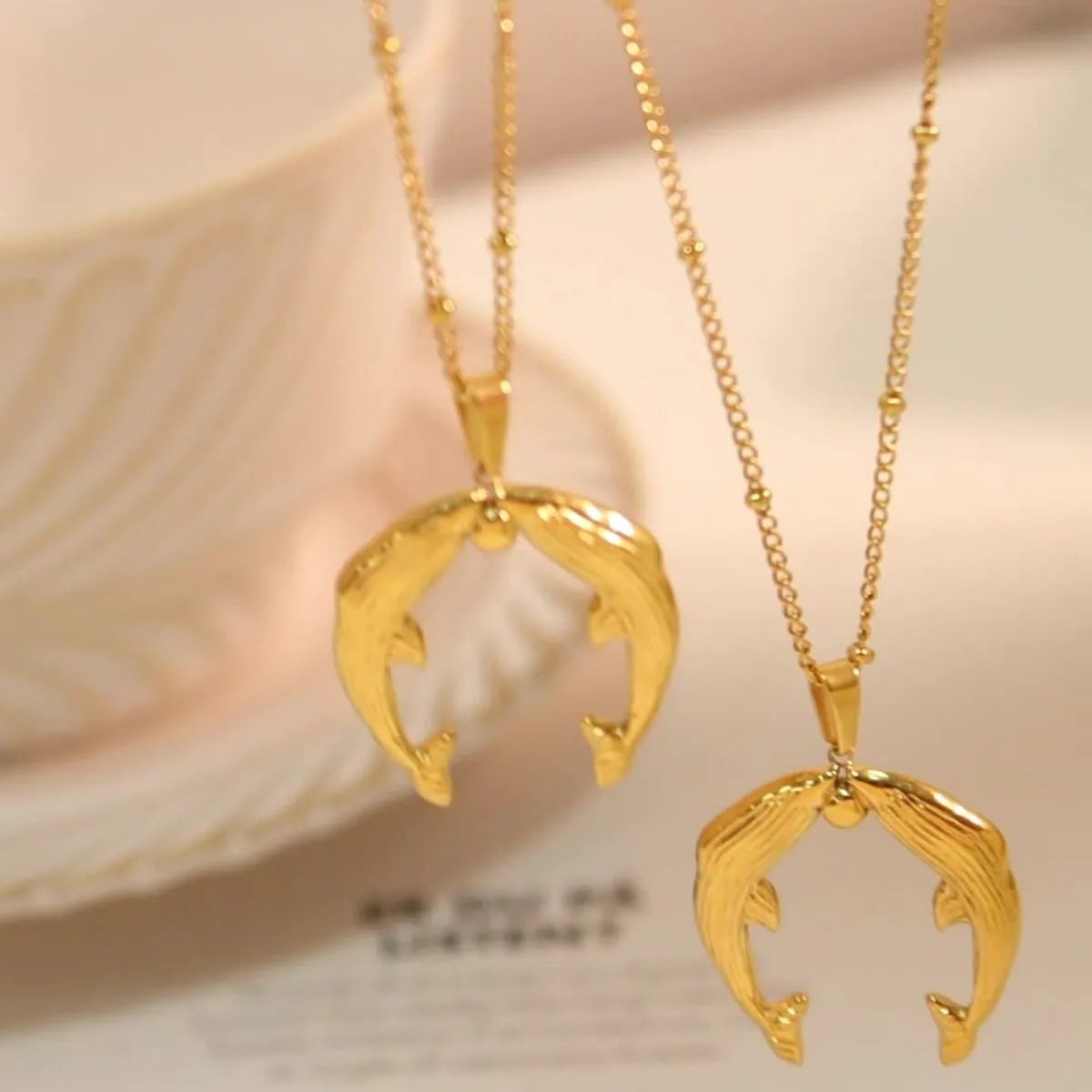 Lucky Charm Luxe Set – Gold Horseshoe Necklace & Earring Duo