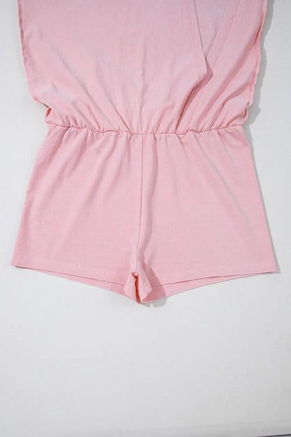 Mineral Wash Cotton Tank Top and Slit Skort Set