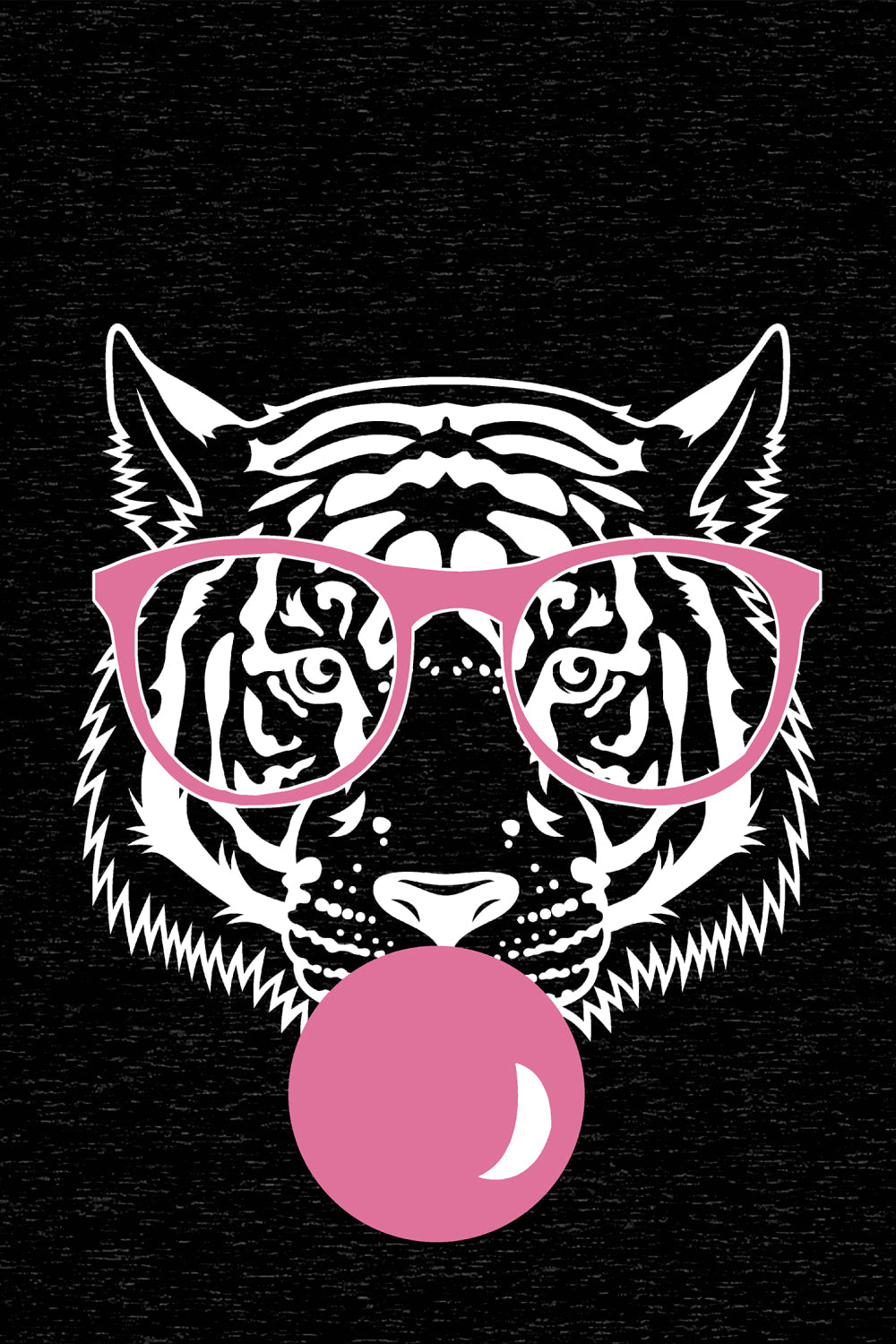 Simply Love Tiger Hoodie: Dropped Shoulder