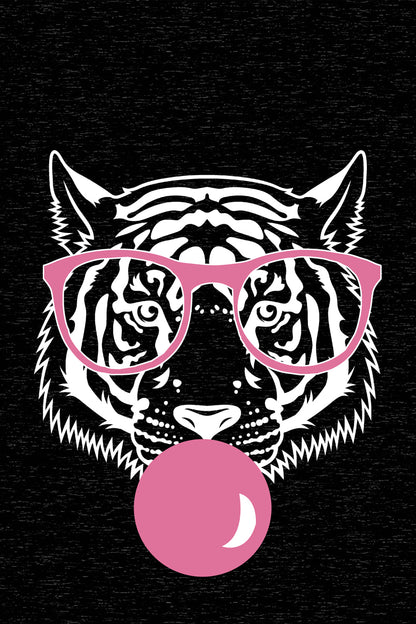 Simply Love Tiger Hoodie: Dropped Shoulder