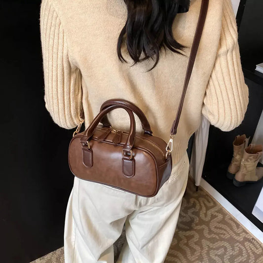 Vintage Style Barrel Crossbody Bag Simply Love