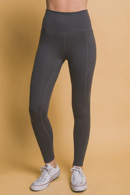 Active Comfort High Waist Leggings with Convenient Pockets