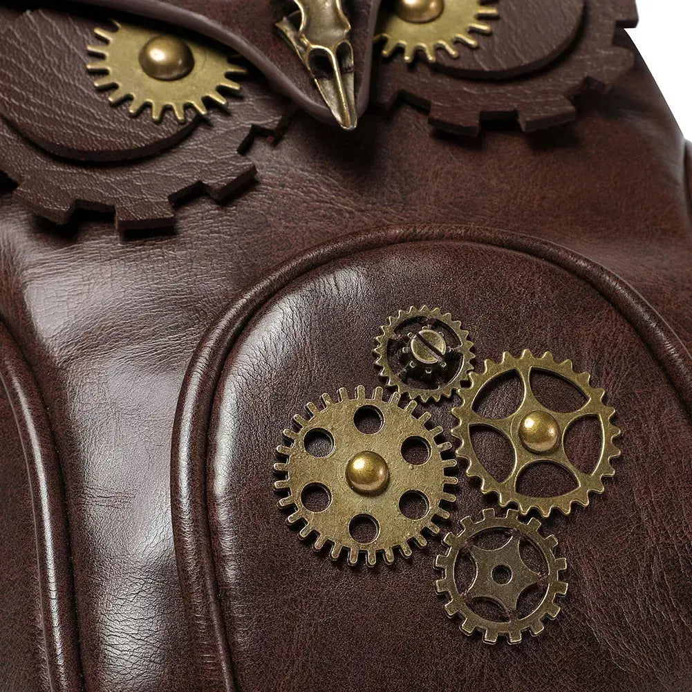 Steampunk Owl Design Crossbody Bag Simply Love