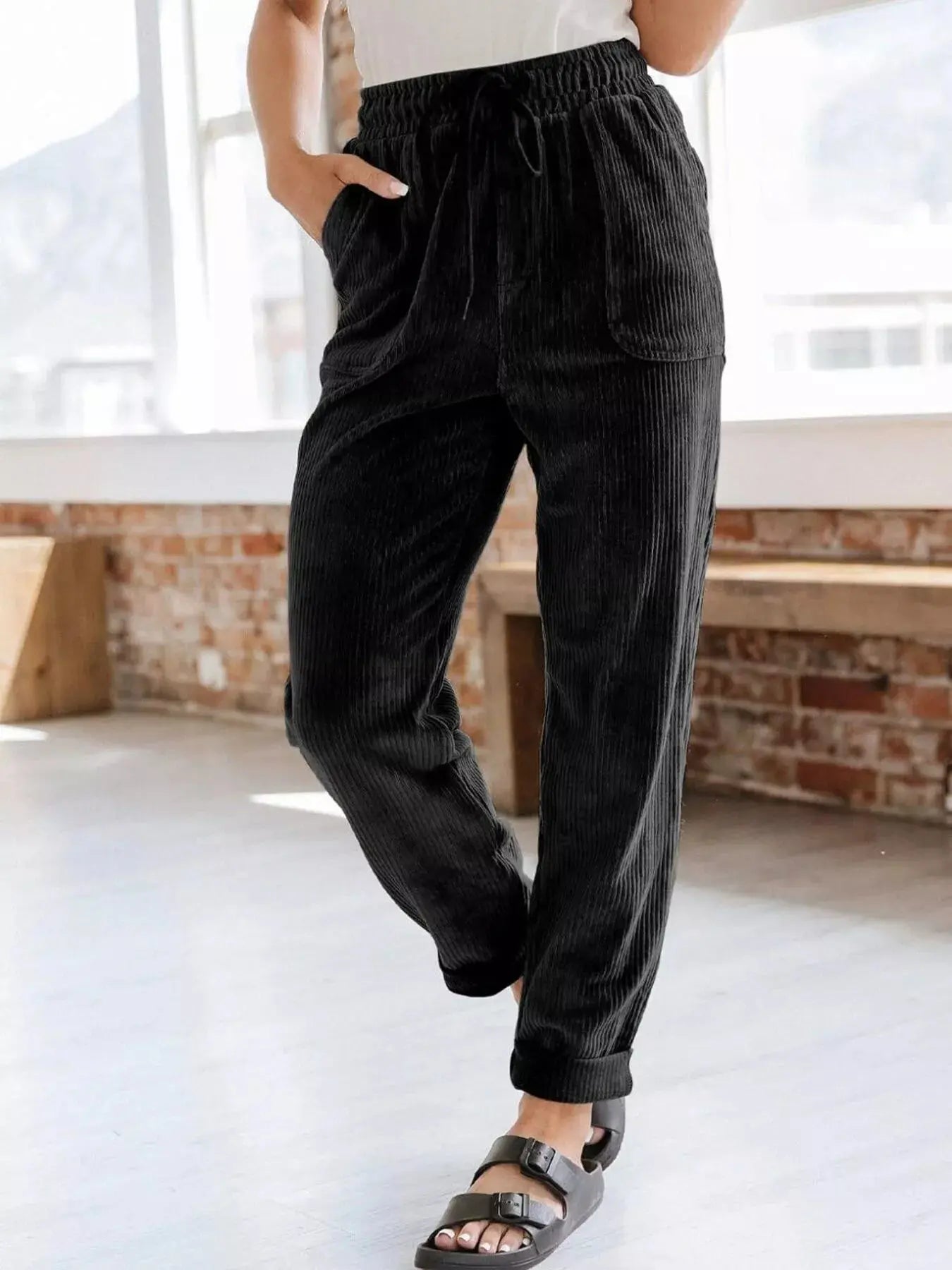 Relaxed Fit Corduroy Pants Simply Love