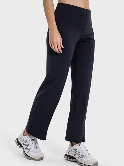 Pocketed High Waist Active Pants.