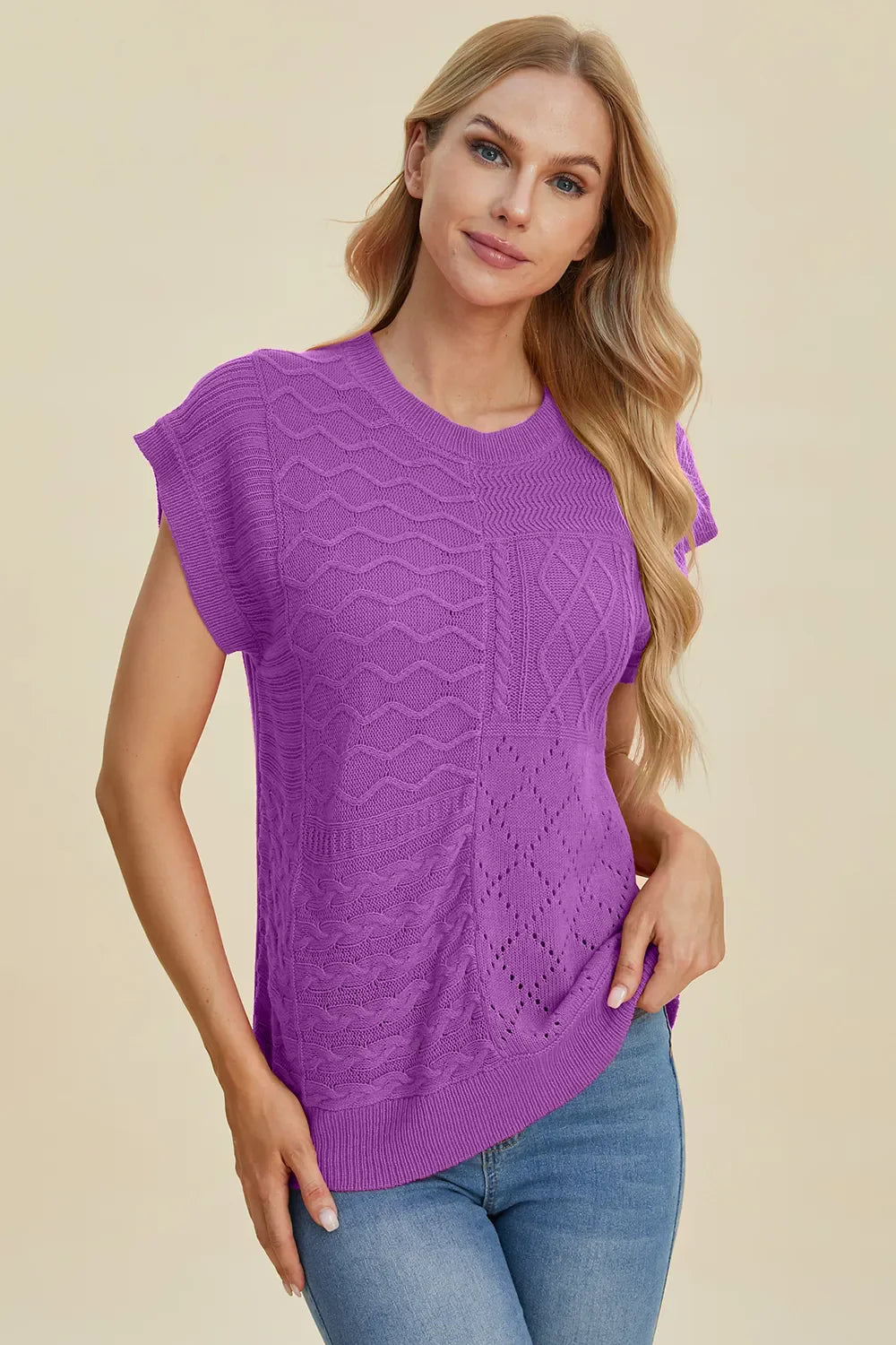 Double Take: Cozy Cable Knit Sweater