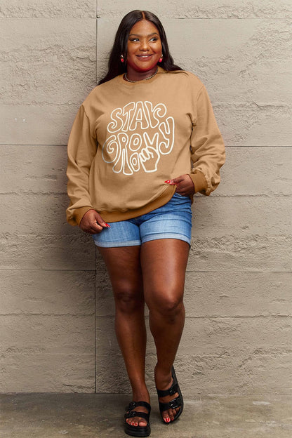 Simply Love Full Size Graphic Sweatshirt.