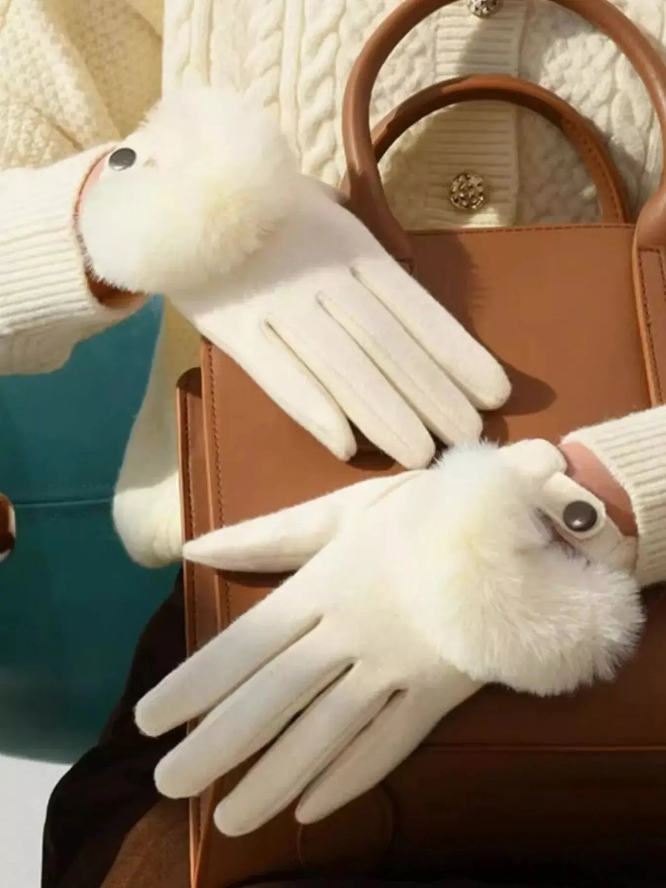 Faux Fur Cuff Gloves Simply Love