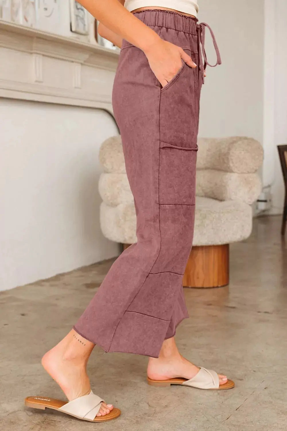 Wash Wide Leg Pants Simply Love
