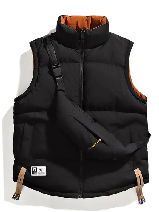 Men's Plus Size Sleeveless Padded Puffer Vest Simply Love