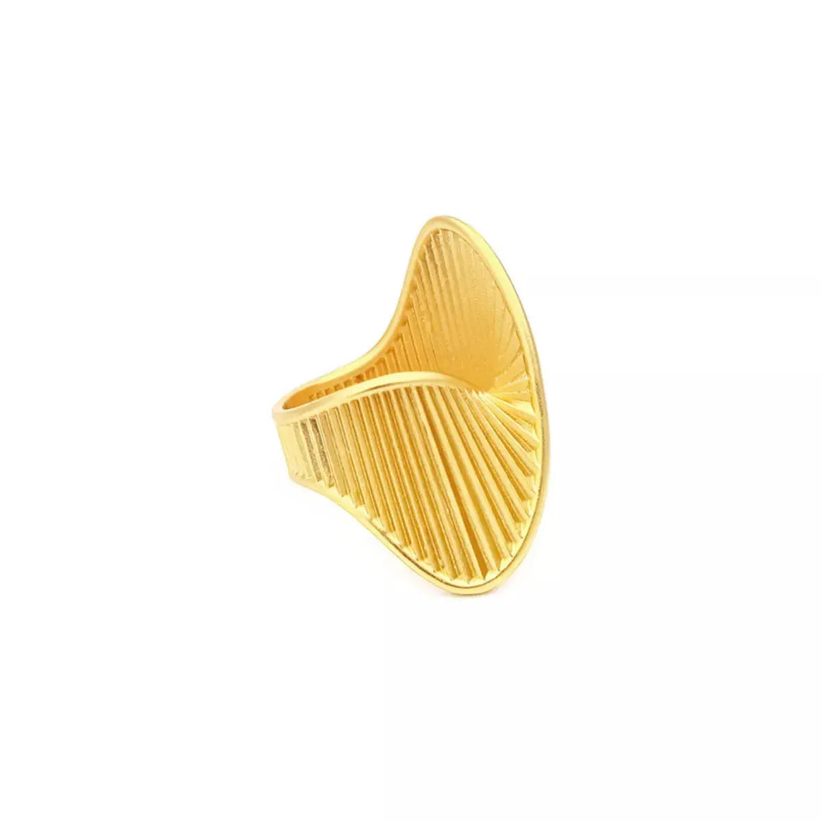 Irregular Twisted Texture Ring Simply Love