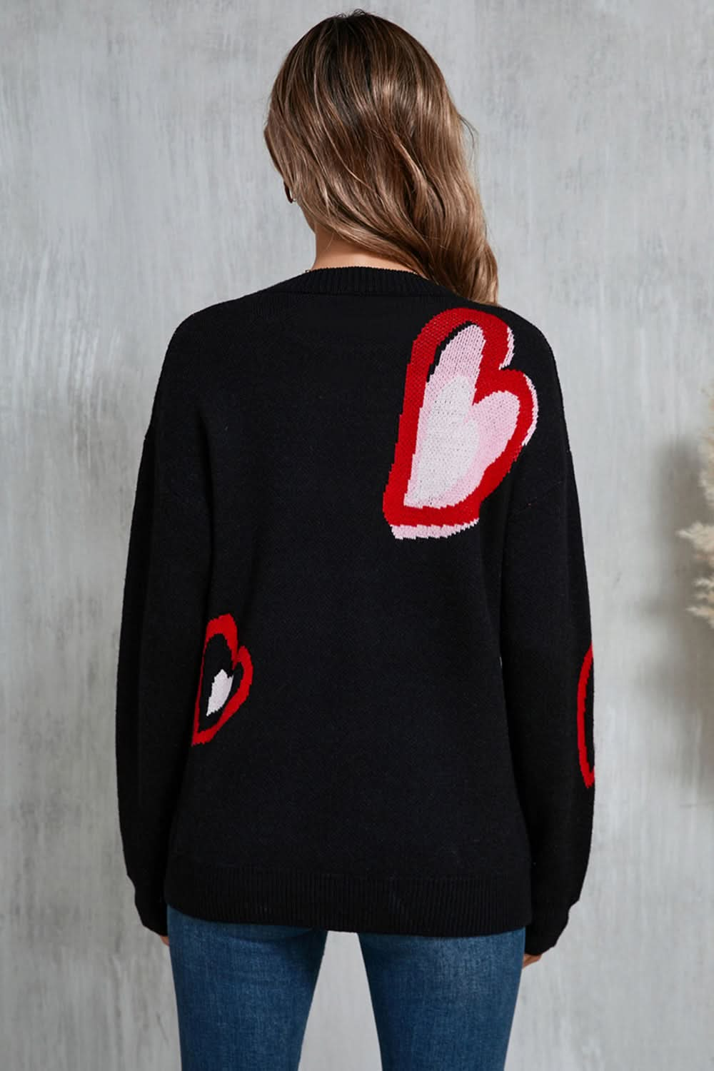 Heartfelt angel wings long sleeve sweater