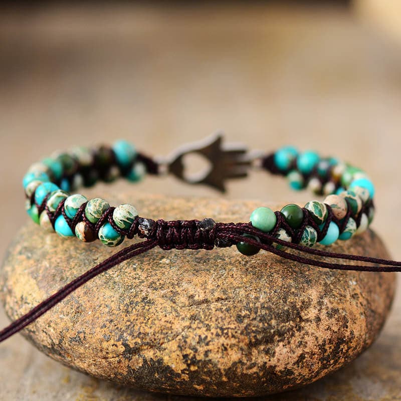 Turquoise Beaded Bracelet.