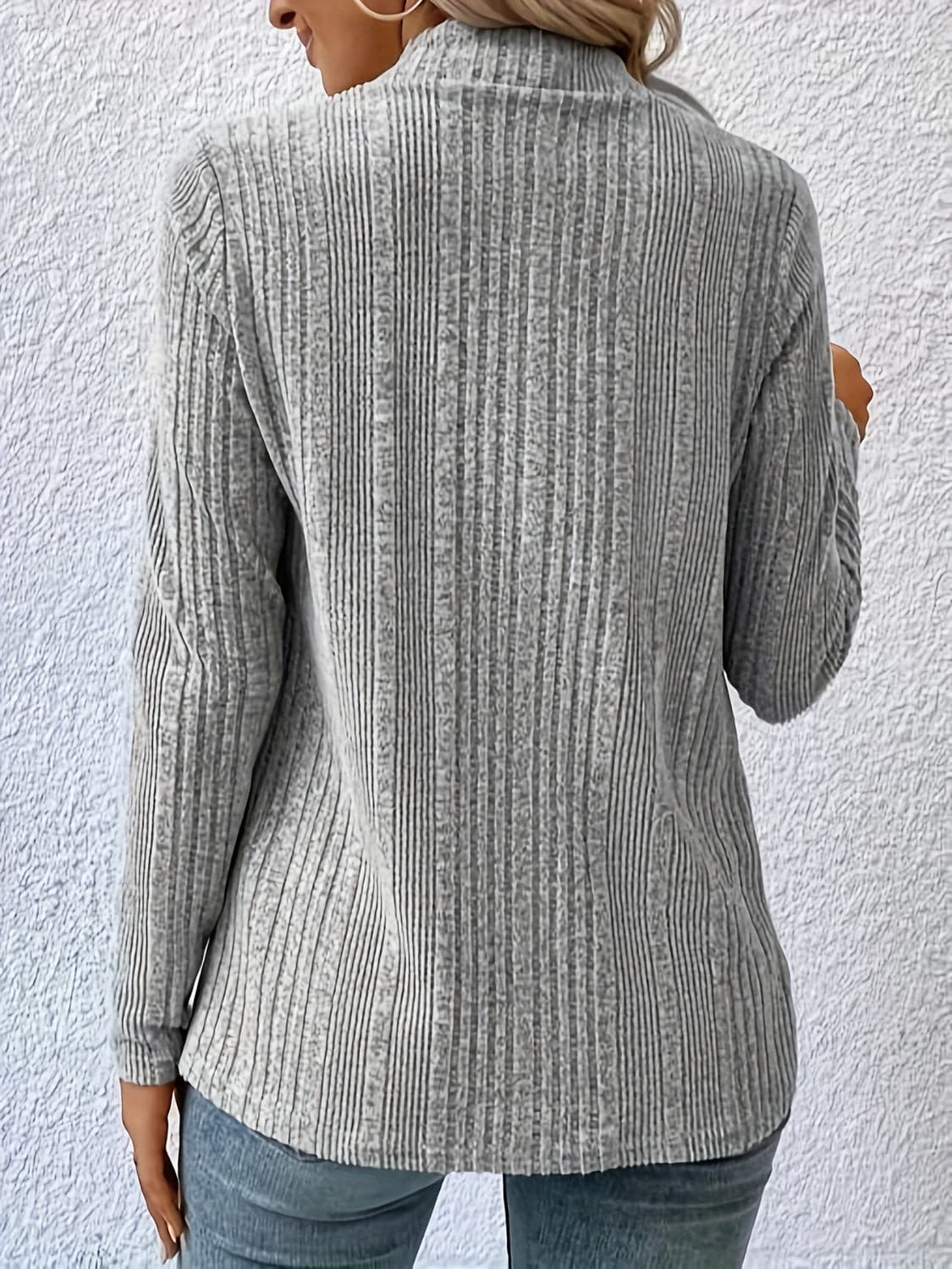 Open Front Long Sleeve Cardigan.