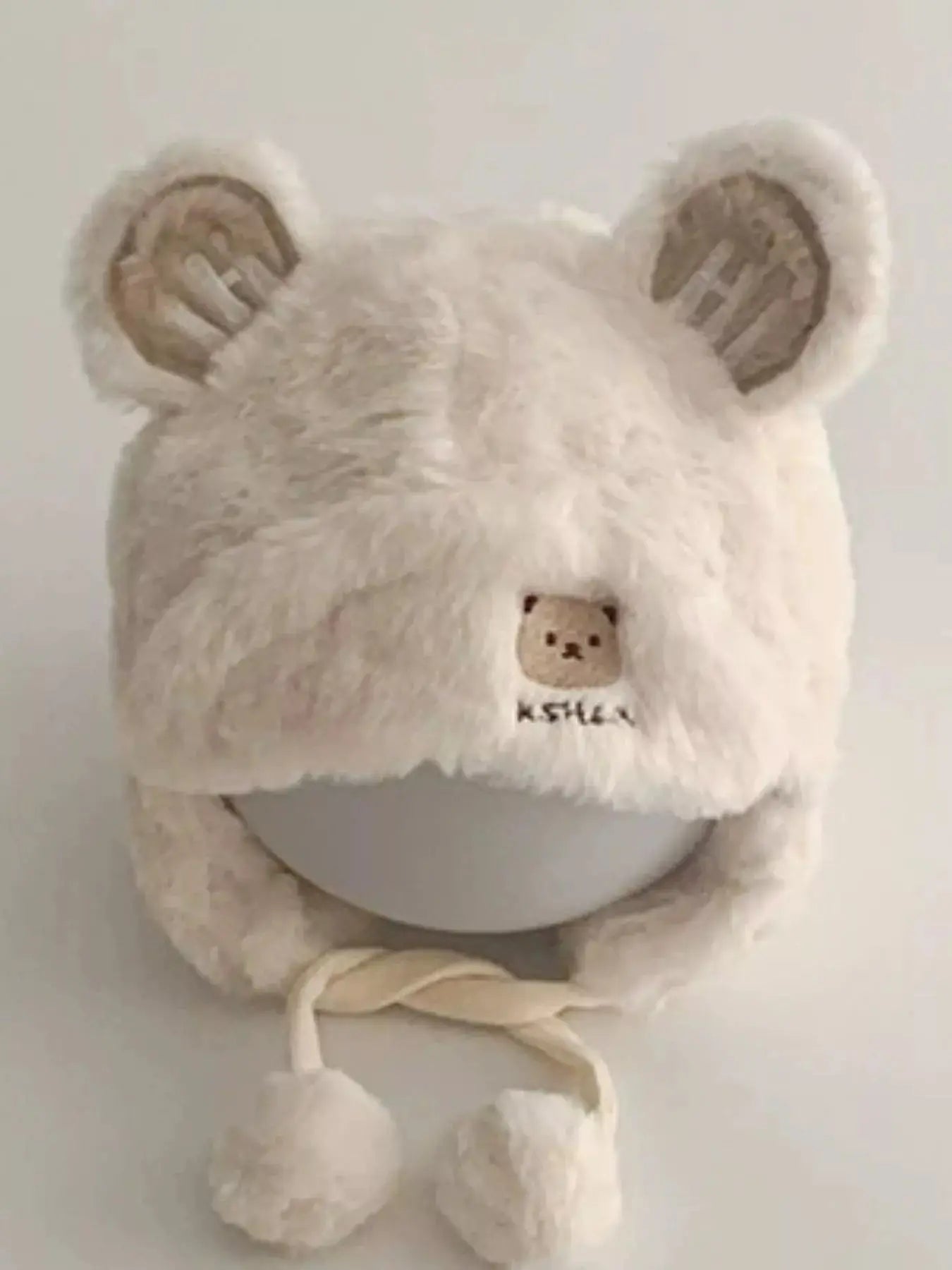 Children's Bear Ear Fluffy Hat Simply Love